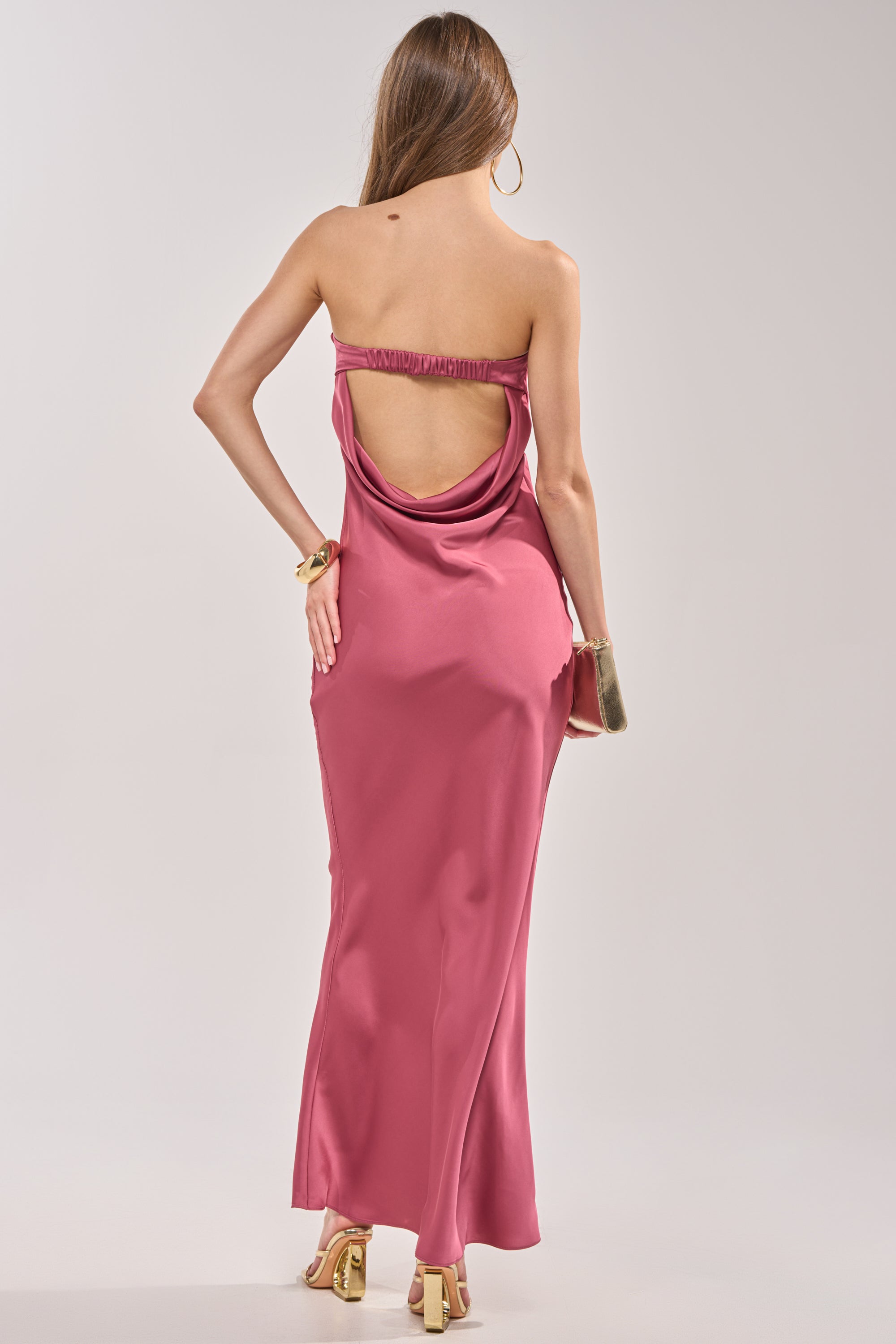 SATIN SINNER MAXI DRESS