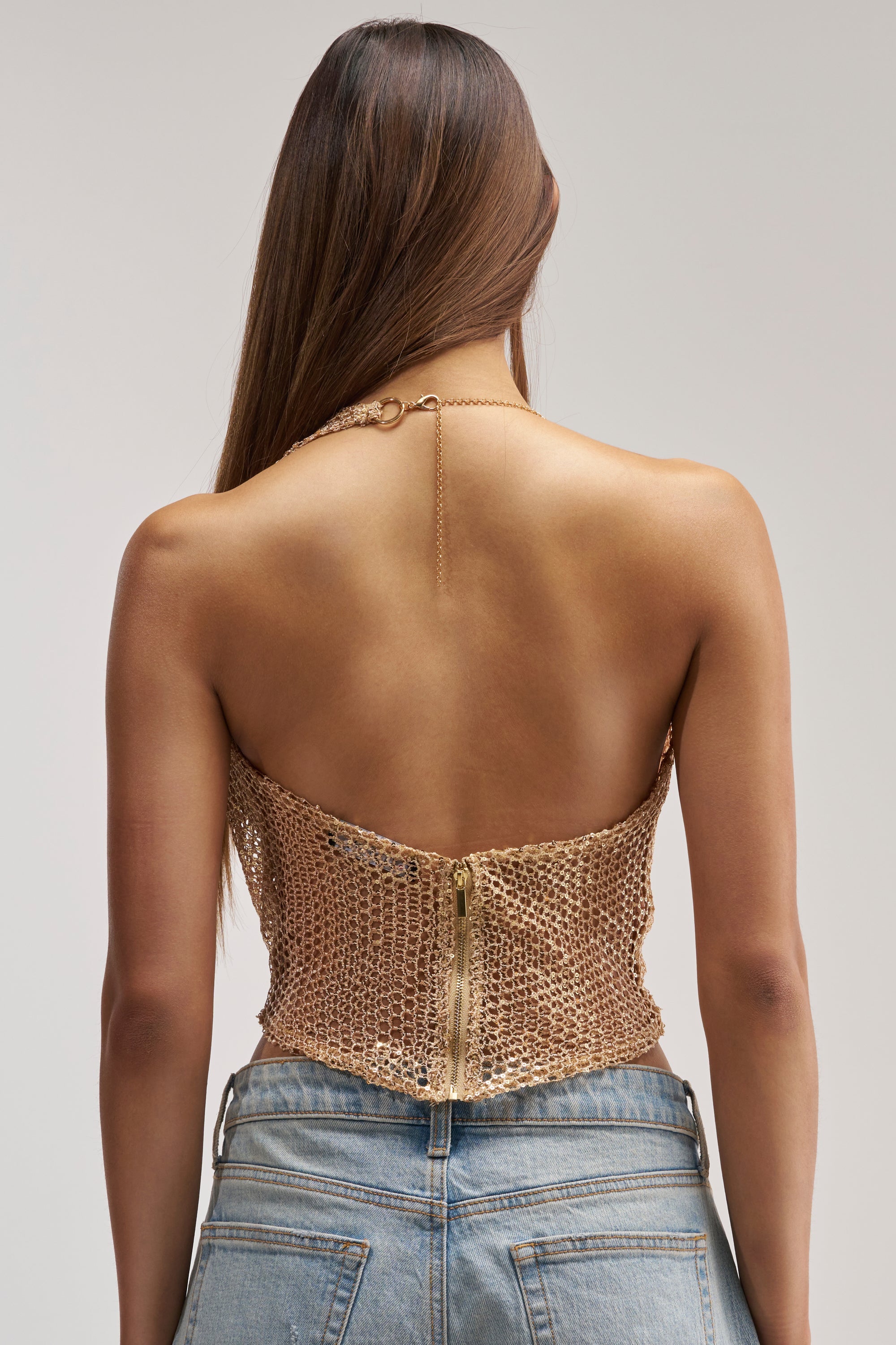 LOVE MY LIFE SEQUIN BLOUSE