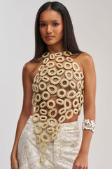 BEACH VIBES CHAIN TOP
