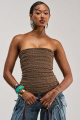 JANE SATIN BRAIDED CORSET