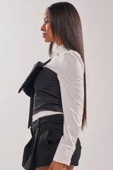 JACQUELINE POPLIN BLOUSE