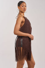 SWEPT AWAY FRINGE TOP