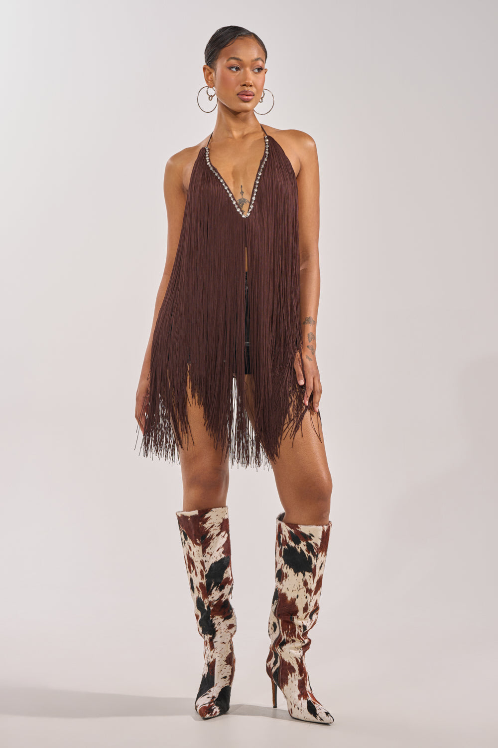 SWEPT AWAY FRINGE TOP