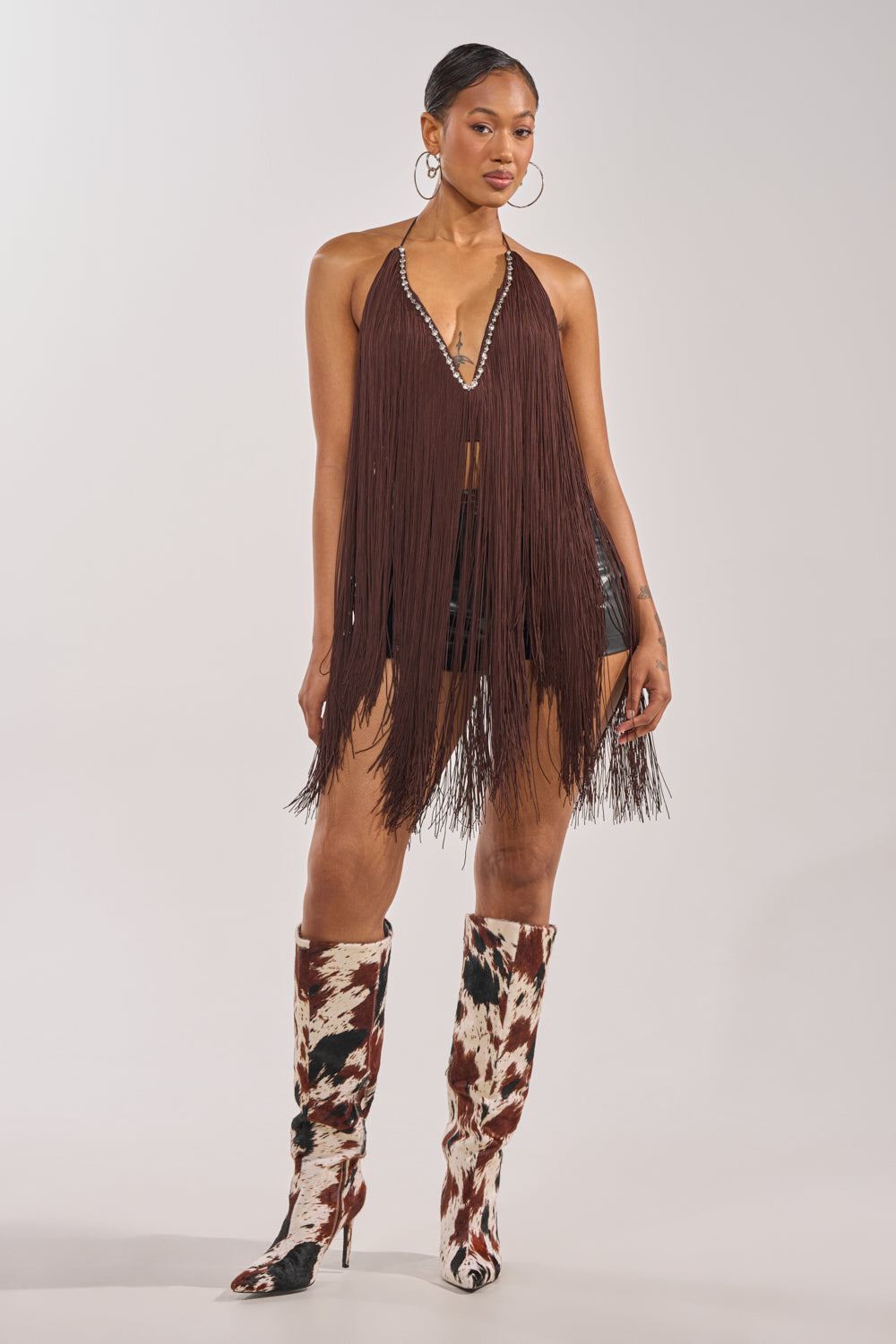 SWEPT AWAY FRINGE TOP