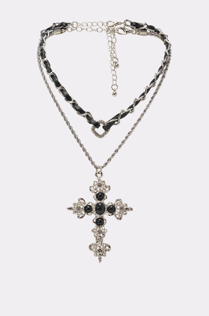 CROSS MY HEART NECKLACE
