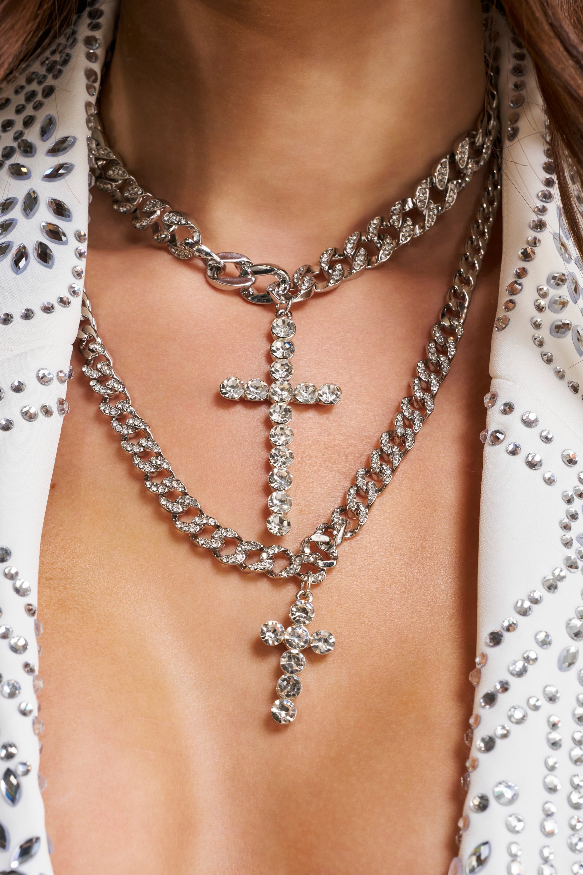 ICED OUT NECKLACE SET