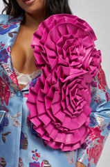 IN MY POWER PU STATEMENT BROOCH