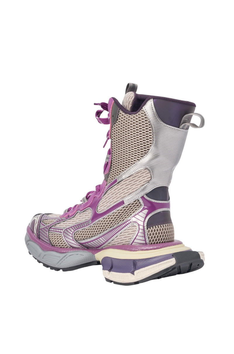 AZALEA WANG YVONNE PURPLE LACE UP SNEAKER