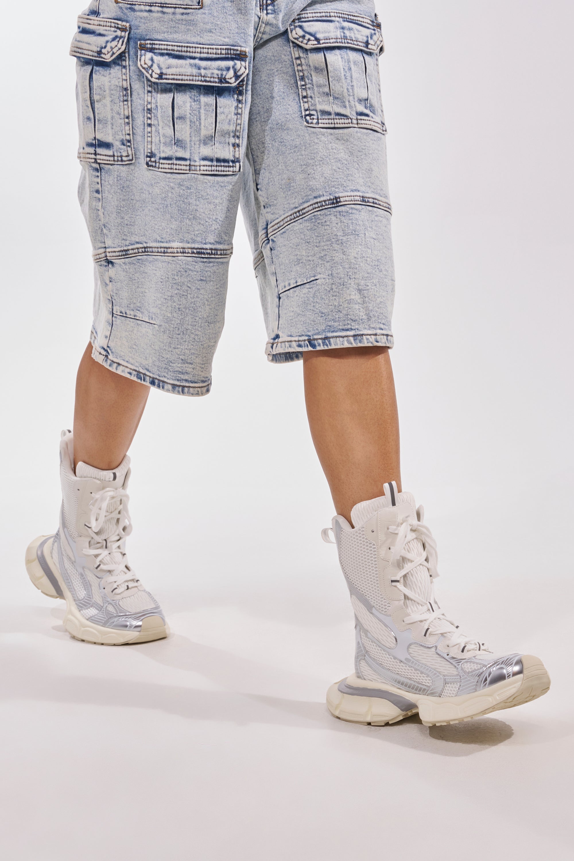 AZALEA WANG YVONNE WHITE LACE UP SNEAKER