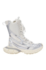 AZALEA WANG YVONNE WHITE LACE UP SNEAKER