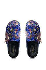 AZALEA WANG QUINBY BROCADE CLOG IN BLUE