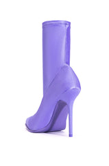 AZALEA WANG SERENITY STRETCH BOOTIE IN PERIWINKLE