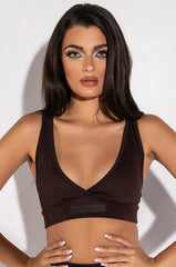 BASIC LUXE MOCHA BRALETTE