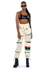 BLACK VILLAGE FOUNDATION ZIPPER DETAIL SWEATPANT