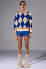 CALLIE FAUX LEATHER SHORT