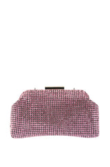 RONA PINK EMBELLISHED CLUTCH