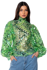GALAXY EMBELLISHED LONGSLEEVE TOP