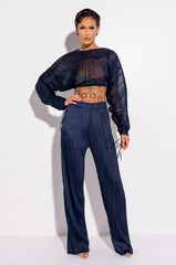 DAHLIA PLEATED PALAZZO PANT