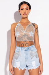 DAWN GOES DOWN RHINESTONE DENIM SHORTS