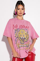 DEF LEPPARD T SHIRT DRESS