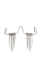 DRIP DROP EMBELLISHED EYEWEAR IN SILVER