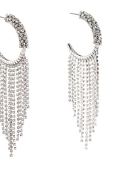DRIPPING HOOP IN SILVER