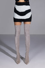 EASY DOES IT KNIT MINI SKIRT