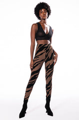 EASY GOING MESH DEEP V BRA TOP