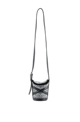 RHINESTONE MINI BUCKET BAG