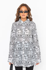 EYES ON ME BUTTON UP BLOUSE