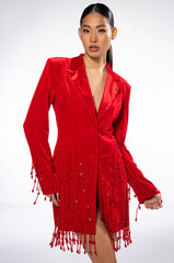 FA LA FABULOUS VELVET BLAZER