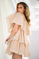 FAIRY DREAMS CHIFFON LAYERED MINI DRESS