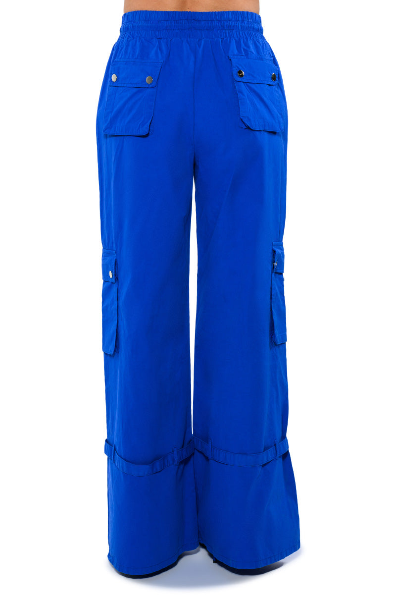 FRENCHY WIDE LEG CARGO PANT