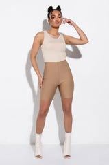 FRESH PERSPECTIVE TIE BACK RIBBED TANK