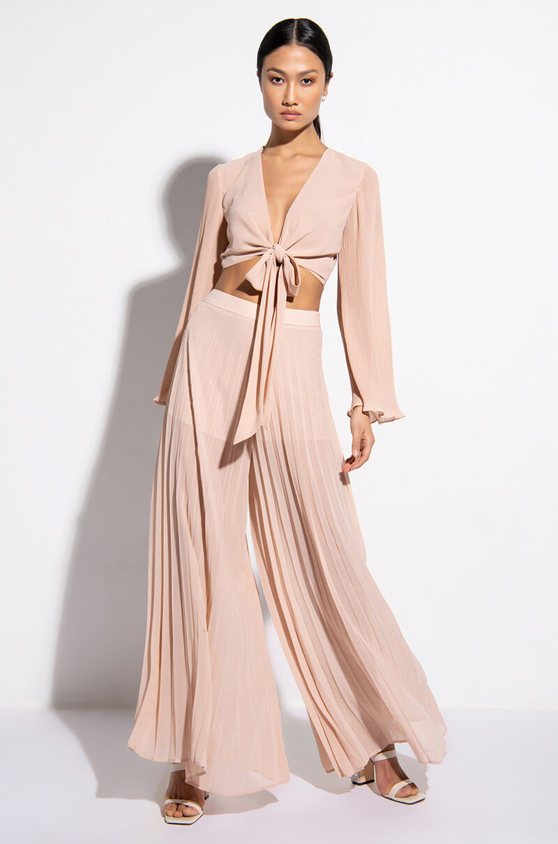 HEAVENS GATE PLEATED PALAZZO PANT