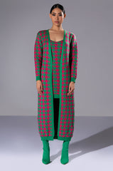 HIGHER LOVE FULL LENGTH CARDIGAN