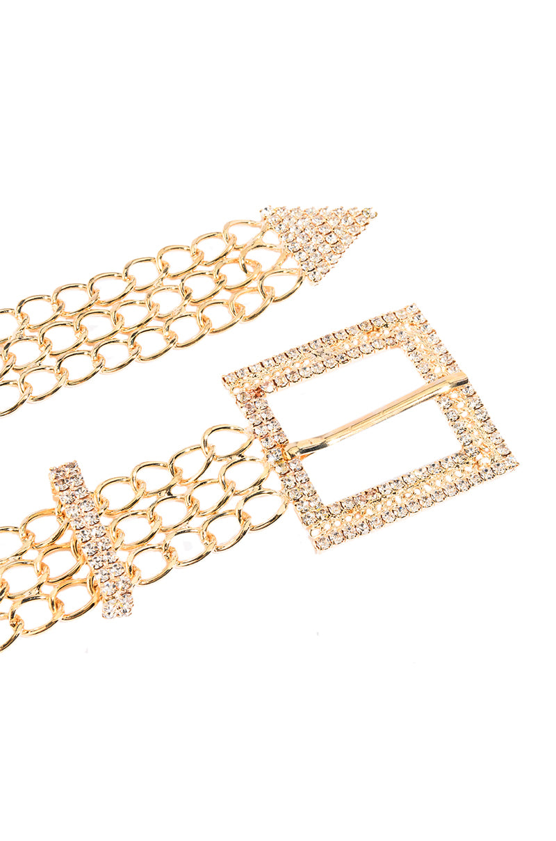 IN A TRANCE CHAIN BUCKLE BELT