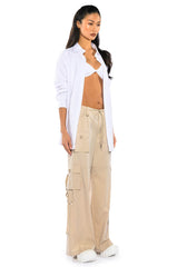 JOURNEE WIDE LEG CARGO PANT
