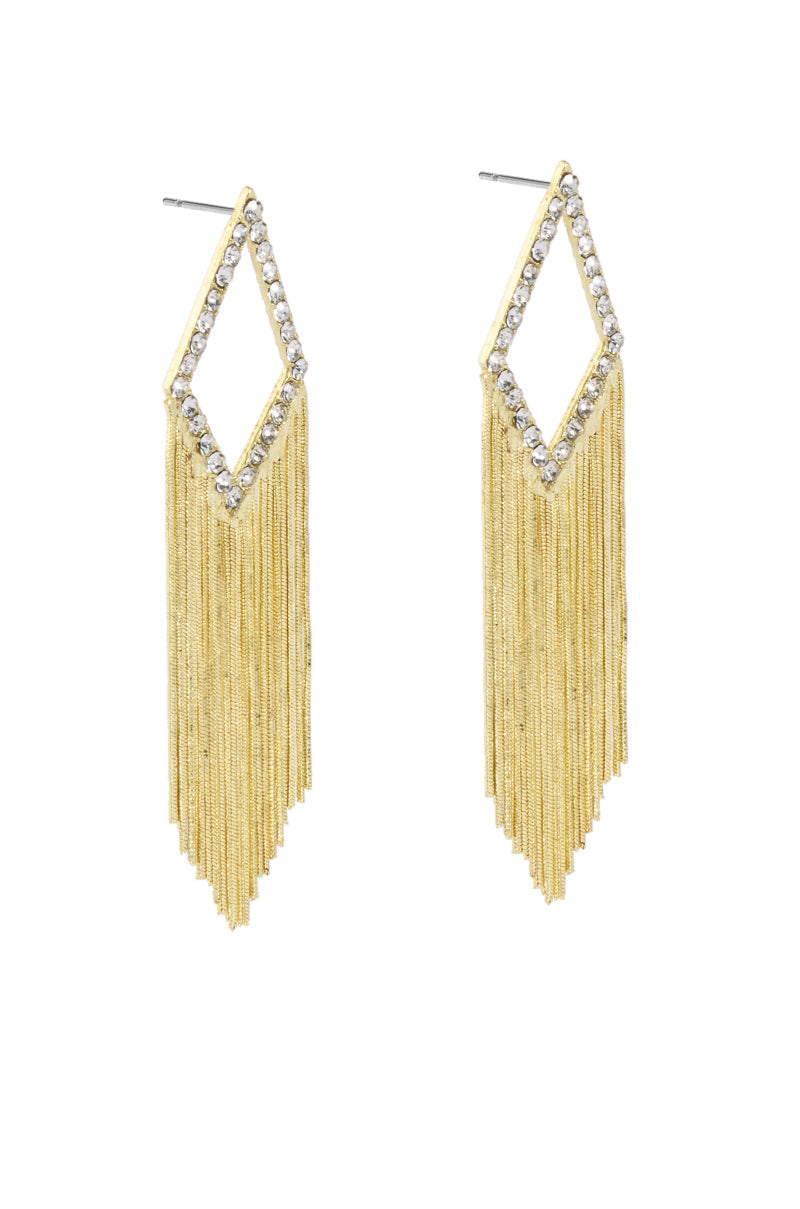 LEAH METAL FRINGE EARRING