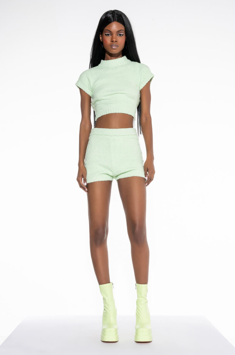 LIL SHORTIE KNIT BOOTY SHORTS