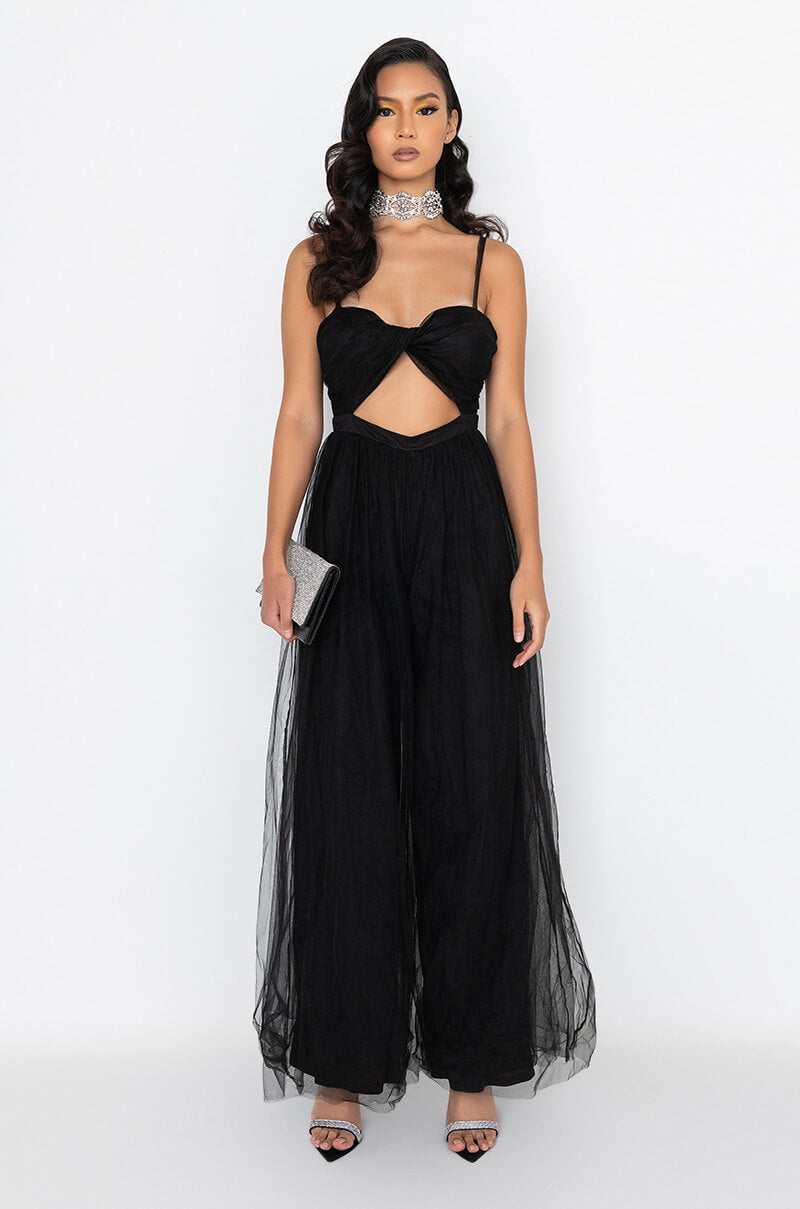 LOVE IS IN THE AIR FASHION TULLE JUMPSUIT