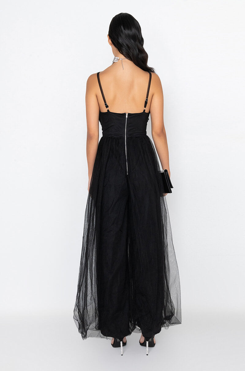 LOVE IS IN THE AIR FASHION TULLE JUMPSUIT