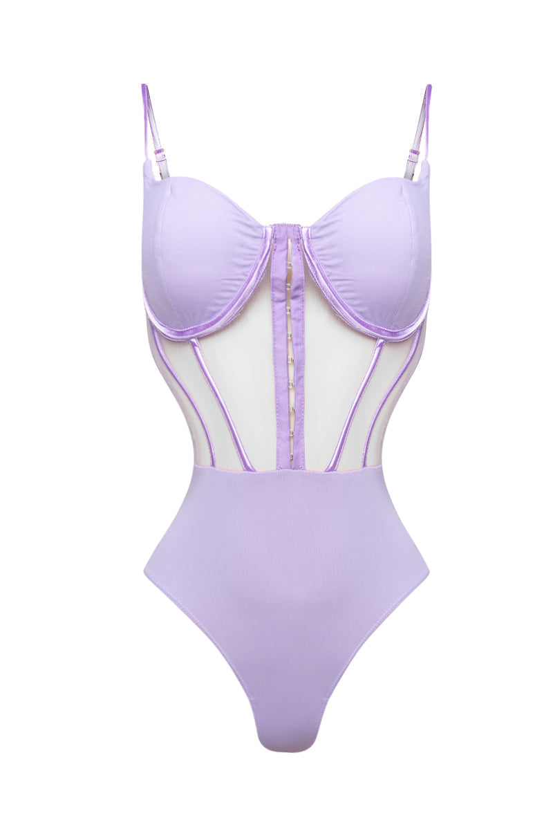 ESME MESH CORSET BODYSUIT
