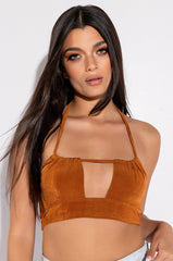 MAMI SLINKY HALTER TOP