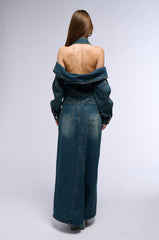 MARIAH DENIM MAXI DRESS