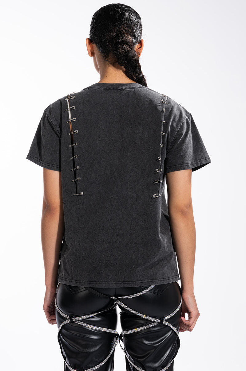 MEGA OR BUST EMBELLISHED GRAPHIC TSHIRT