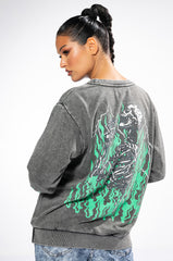 MIND CONTROL CREWNECK SWEATSHIRT