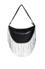 MISTY RHINESTONE FRINGE PURSE