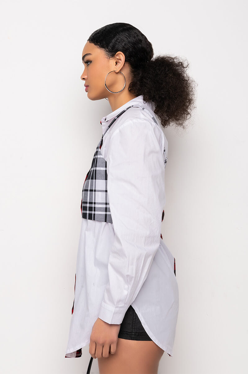 MOST INTERESTING TO LOOK AT POPLIN SHIRT