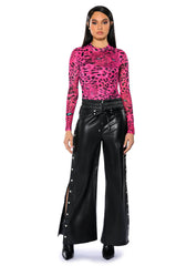 NATURE CALLING CHEETAH PRINT LONG SLEEVE BODYSUIT